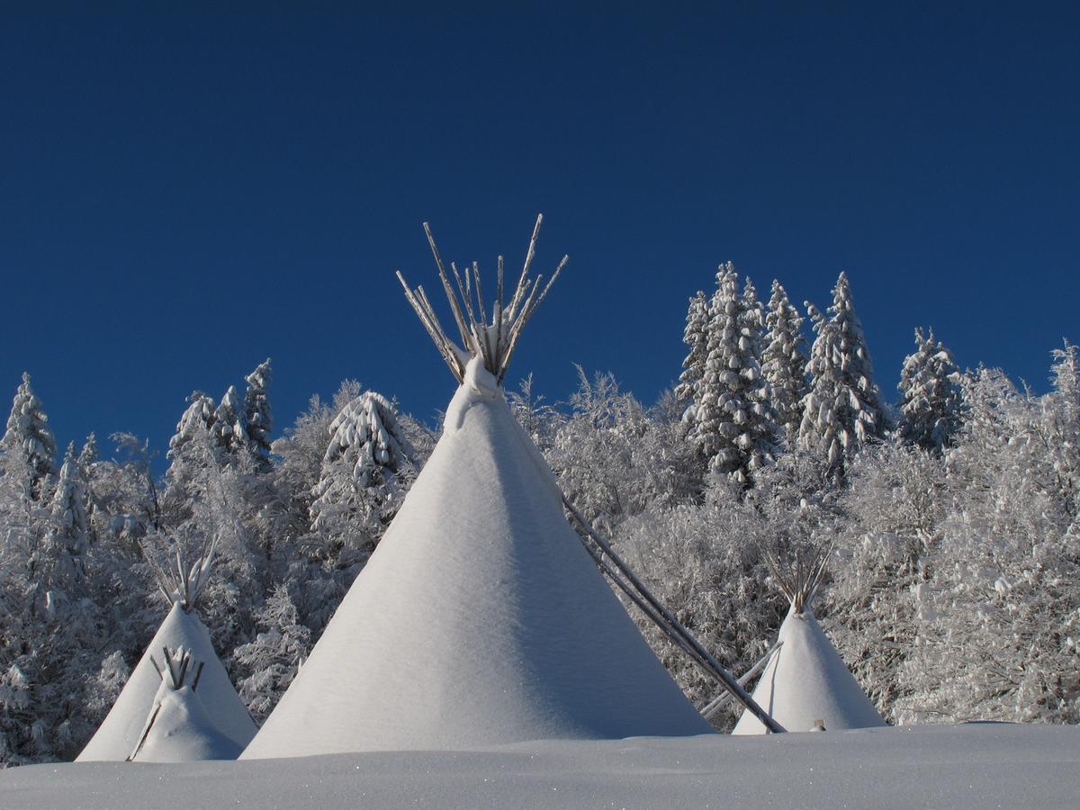 Village Tipi La Feclaz Bagian luar foto