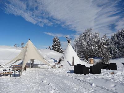 Village Tipi La Feclaz Bagian luar foto